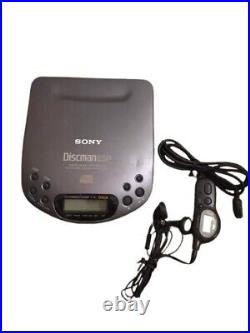 Sony CD Disc Man D-321 Portable Player With Cable Used JAPAN Vintage