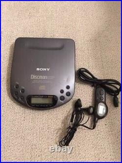 Sony CD Disc Man D-321 Portable Player With Cable Used JAPAN Vintage