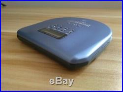 Sony CD Discman D-E705 ESP2 Groove Blue Portable CD Player Very Rare