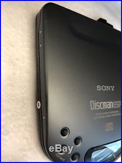 Sony CD Discman ESP D-321 Player Soft Case Adapter Rechargeable Battery Storage