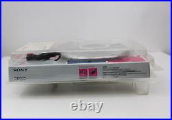 Sony CD Player Walkman Portable Digital G Protection Mega Bass D-EJ120 Silver