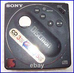 Sony CD WALKMAN D-88 Discman Digital D88 Player LCD Good EQ WORKS EXCELLENT
