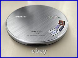 Sony CD WALKMAN D-NE830 silver Color Used From japan