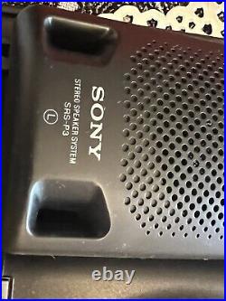 Sony CD WALKMAN D2Discman Player Digital Speakers Car Adapter Excellent AKC Phns