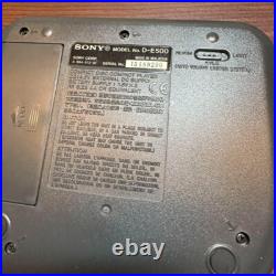Sony CD Walkman D-E500 Portable Discman G-Protection Tested Working Japan