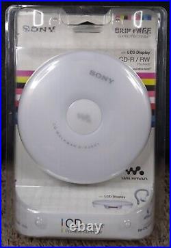 Sony CD Walkman D-EJ001 White Skip Free G-Protection LCD Display Mega Bass NEW