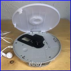 Sony CD Walkman D-EJ002 G-Protection Digital MEGA BASS withEarphones TESTED WORKS