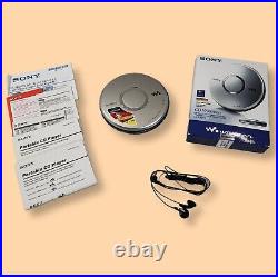 Sony CD Walkman D-EJ011 Portable CD Player Mint Condition Original Box