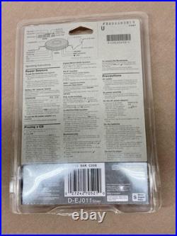 Sony CD Walkman D-EJ011 Silver Portable CD Player G-Protection Mega Bass New