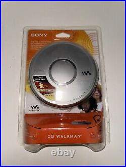 Sony CD Walkman D-EJ011 Silver Portable CD-R Player 2007 NEW FACTORY SEALED