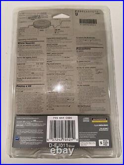 Sony CD Walkman D-EJ011 Silver Portable CD-R Player 2007 NEW FACTORY SEALED