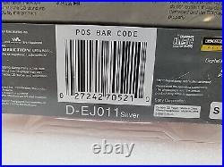 Sony CD Walkman D-EJ011 Silver Portable CD-R Player NEW Rare Old Stock 07 Sealed