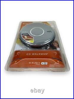 Sony CD Walkman D-EJ011 Silver Portable CD-R/RW Mega Bass Player New Sealed Pkg