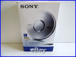 Sony CD Walkman D-EJ021 Discman CD-R/RW G-Protection MEGA BASS AVLS Silver