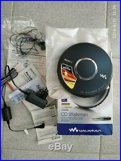 Sony CD Walkman D-EJ021 Portable Player Mega Bass Black