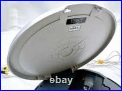 Sony CD Walkman D-EJ720 Silver Portable Disc Player with Remote & Earphones