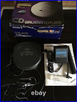 Sony CD Walkman D-EJ915 G-Protection Jog Proof