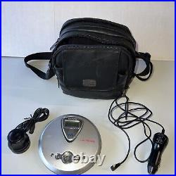 Sony CD Walkman D-NE306CK Portable CD Player With Remote RM-MC25C See Descriptio