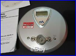 Sony CD Walkman D-NE700 CD-R/RW Atrac3plus MP3 Player + Charger! VERY RARE