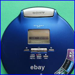 Sony CD Walkman D-NE920 Cd Player Blue Rare (Used) Read Description