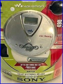 Sony CD Walkman D-ne306ck With Atrac Digital Sound 3plus Mp3 Car Kit Included