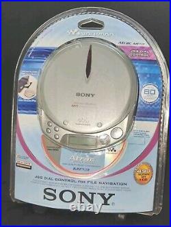 Sony CD Walkman D-ne510 Portable CD Player Atrac3 Plus Mp3 New Sealed Vtg Htf