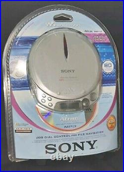 Sony CD Walkman D-ne510 Portable CD Player Atrac3 Plus Mp3 New Sealed Vtg Htf