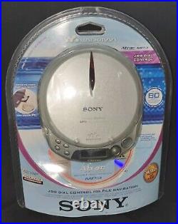 Sony CD Walkman D-ne510 Portable CD Player Atrac3 Plus Mp3 New Sealed Vtg Htf
