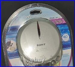 Sony CD Walkman D-ne510 Portable CD Player Atrac3 Plus Mp3 New Sealed Vtg Htf