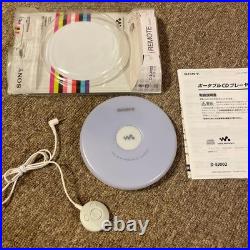 Sony CD Walkman DEJ002 Portable CD Player with Remote Control In Good Condition