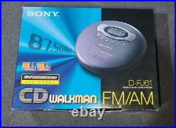 Sony CD Walkman FM/AM D-FJ61 Brand New Unused