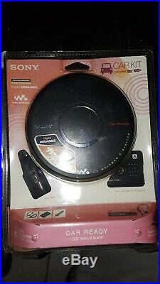Sony CD Walkman Model D-EJ01CK Car Ready Kit Portable Player Car Cassette Adapto