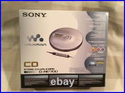 Sony CD Walkman, NEW IN BOX D-NE700, Atrac3Plus, COMPLETE IN BOX, MINT, UNUSED