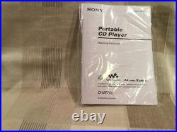 Sony CD Walkman, NEW IN BOX D-NE700, Atrac3Plus, COMPLETE IN BOX, MINT, UNUSED