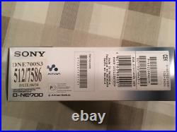 Sony CD Walkman, NEW IN BOX D-NE700, Atrac3Plus, COMPLETE IN BOX, MINT, UNUSED
