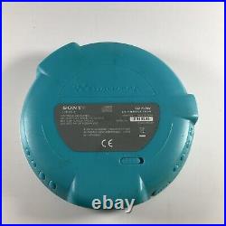 Sony CD Walkman Personal CD Player Blue (D-EJ001/L)- Tested Working