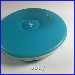 Sony CD Walkman Personal CD Player Blue (D-EJ001/L)- Tested Working