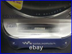 Sony CD Walkman Personal Portable CD Player Black D-EJ011/BC NEW Sealed Rare