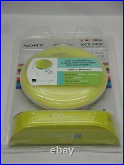 Sony CD Walkman Portable CD Player D-EJ001 Green NEW in Package SEALED