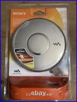 Sony CD Walkman Portable Compact Disc Player Silver D-EJ011 CD R/RW Sealed