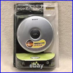 Sony CD Walkman Portable Personal Player CD-R/RW Silver D-EJ010 NEW OPEN BOX