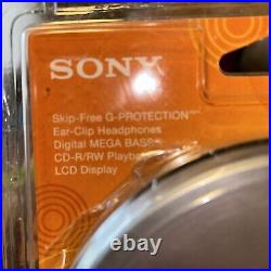 Sony CD Walkman Silver D-EJ011 Portable CD-R/RW Player 2007 BRAND NEW Sealed NOS