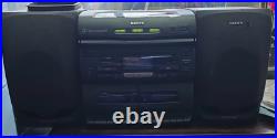 Sony CFD-646 Boombox CD Changer Tape Player Radio With Antenna Compact Stereo