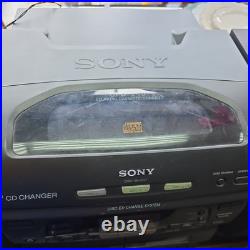 Sony CFD-646 Boombox CD Changer Tape Player Radio With Antenna Compact Stereo