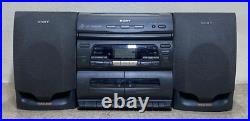 Sony CFD-646 Boombox CD Changer Tape Player Radio With Remote Compact Stereo