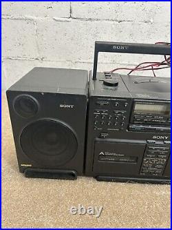 Sony CFD-770 Boombox Stereo CD Radio Mega Bass With Remote Tested working