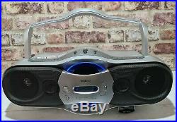 Sony CFD-F10L Vintage CD Cassette Tape Player Radio Boombox Portable