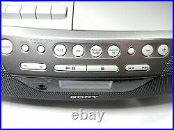 Sony CFD-S05 Stereo Boombox Portable CD Compact Disc Radio Cassette Player
