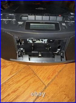 Sony CFD-S70 Portable CD Cassette Player AM/FM Radio Boombox Bluetooth TESTED