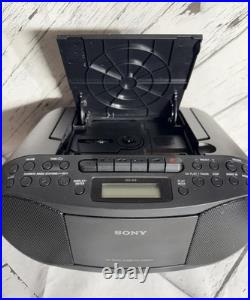 Sony CFD-S70 Portable CD Cassette Player AM/FM Radio Boombox Bluetooth TESTED